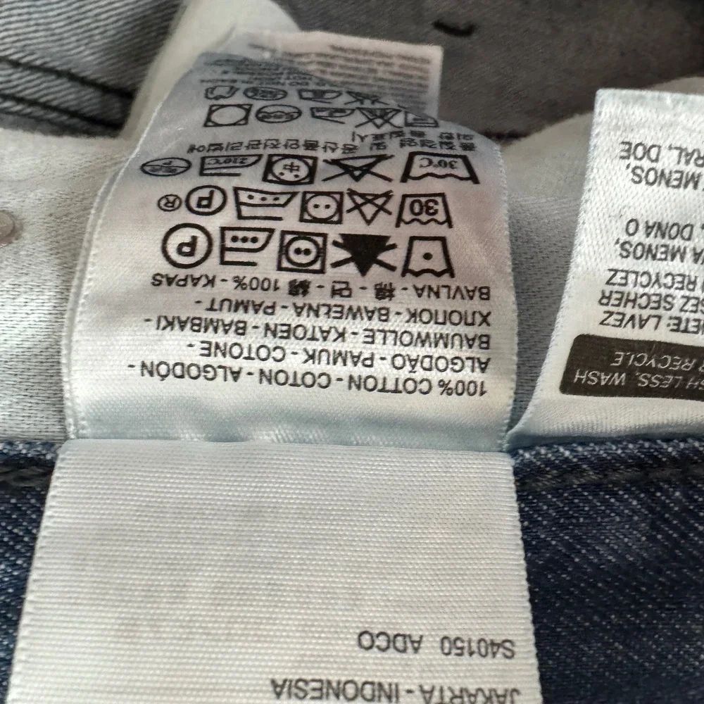 Levis 569 Loose Straight Jeans Mens 38 Medium Wash Blue Denim  Rugged Relaxed